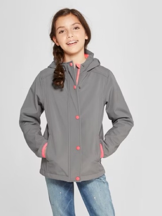 Cat & Jack Other - Cat & Jack girls softshell jacket Sz M 7/8
